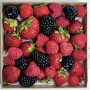 Клубника малина ежевика 250гр